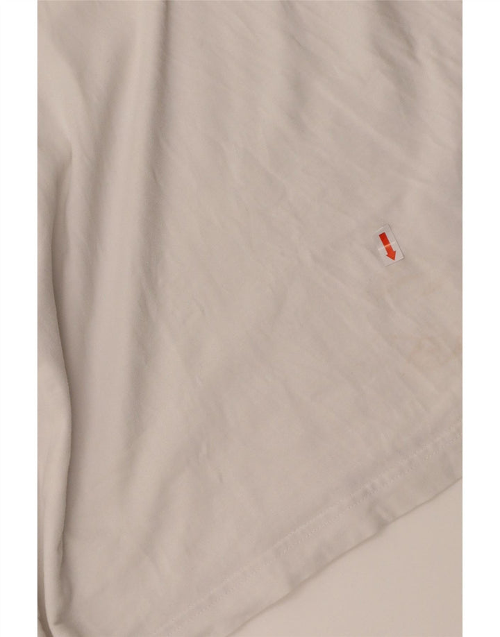 ADIDAS Mens Graphic T-Shirt Top Large White Cotton