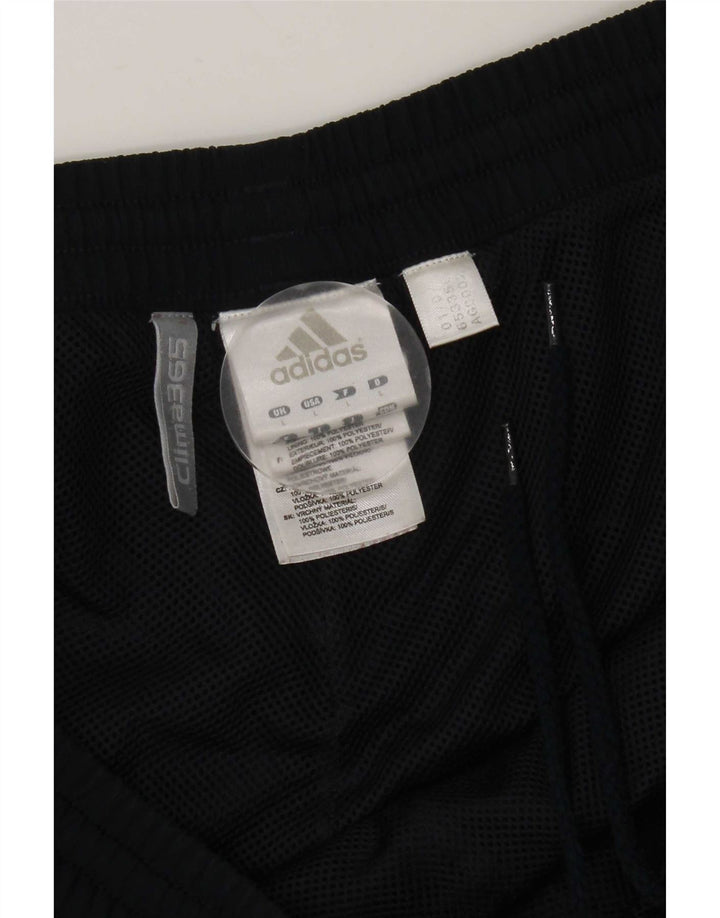 Pantaloncini sportivi Adidas Climalite da uomo di grandi dimensioni in poliestere color block blu navy