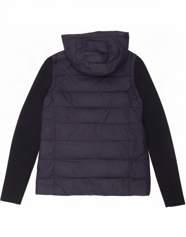 Giacca imbottita con cappuccio da uomo Tommy Hilfiger UK 6 XS blu navy in poliammide