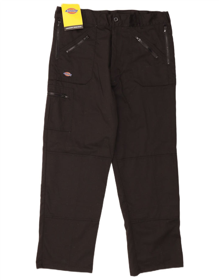 Pantaloni cargo dritti da uomo Dickies W40 L30 poliestere nero