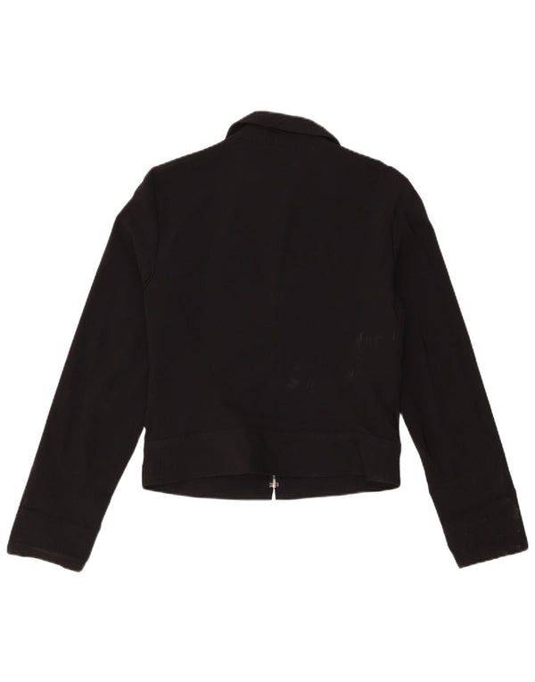 Giubbotto bomber da donna Zara UK 14 grande viscosa nera