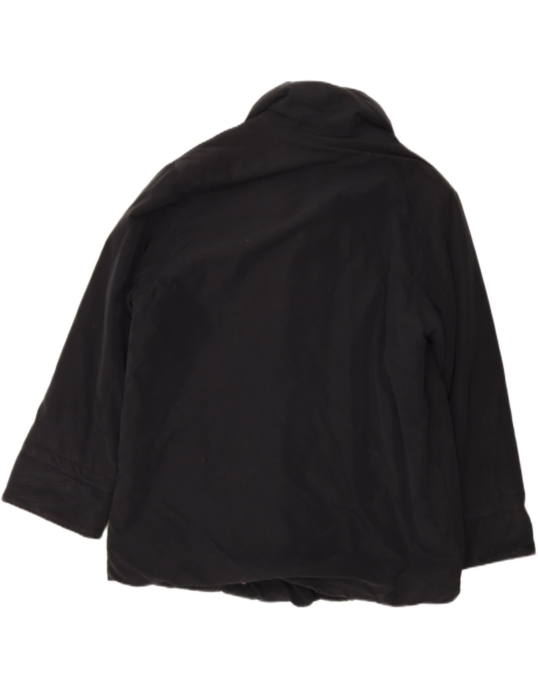 AQUASCUTUM Womens Overcoat UK 16 Large Navy Blue Vintage Aquascutum and Second-Hand Aquascutum from Messina Hembry 