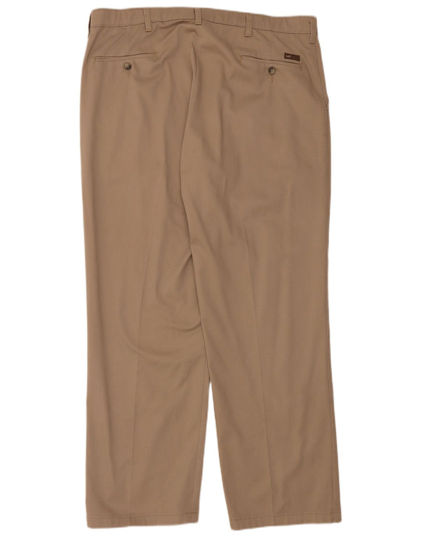 Pantaloni chino dritti su misura da uomo LEE W40 L32 in cotone beige