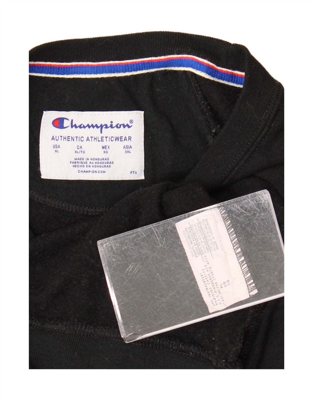 Felpa grafica da donna CHAMPION Felpa UK 18 XL Poliestere nero