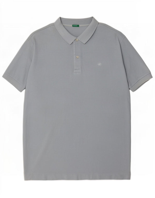 Polo Benetton Uomo Large Blu