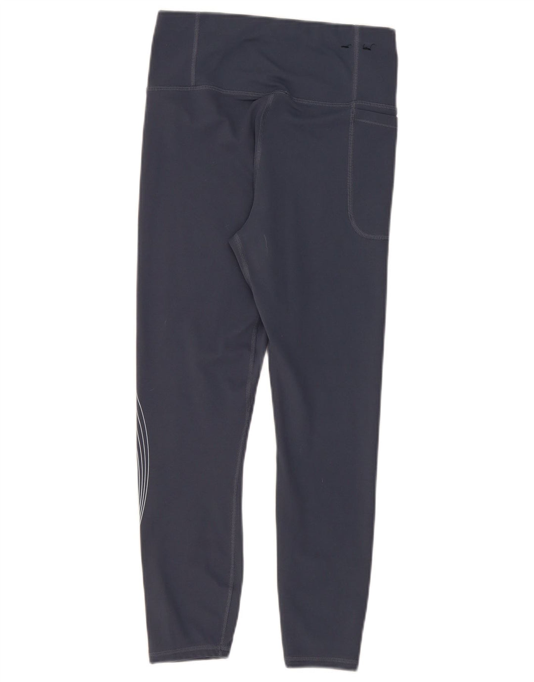 Leggings crop con grafica da donna Under Armour UK 12 poliestere blu medio