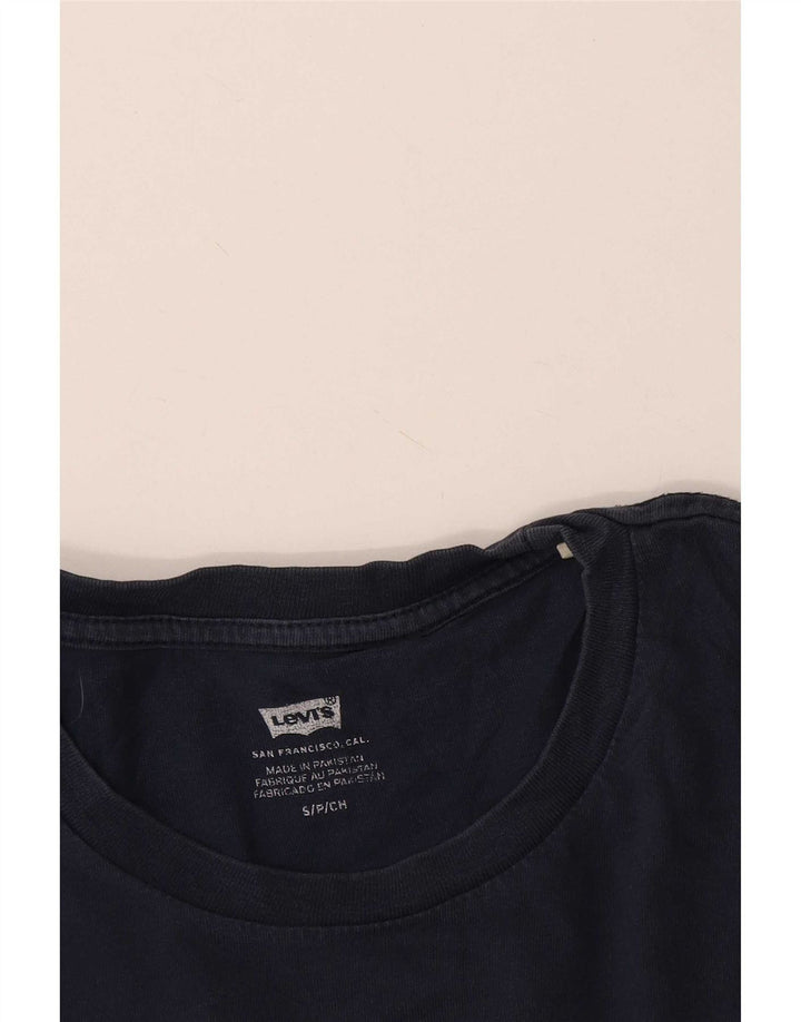 T-shirt grafica da uomo Levi's Top Small blu navy