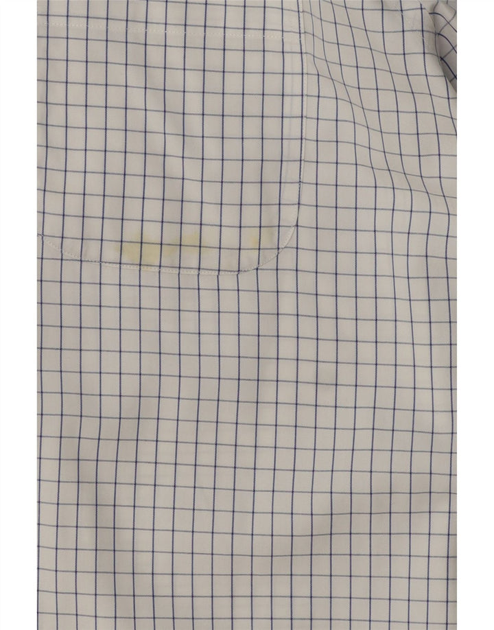 Camicia da uomo dal taglio tradizionale Brooks Brothers taglia 15 1/2 medio a quadri bianchi