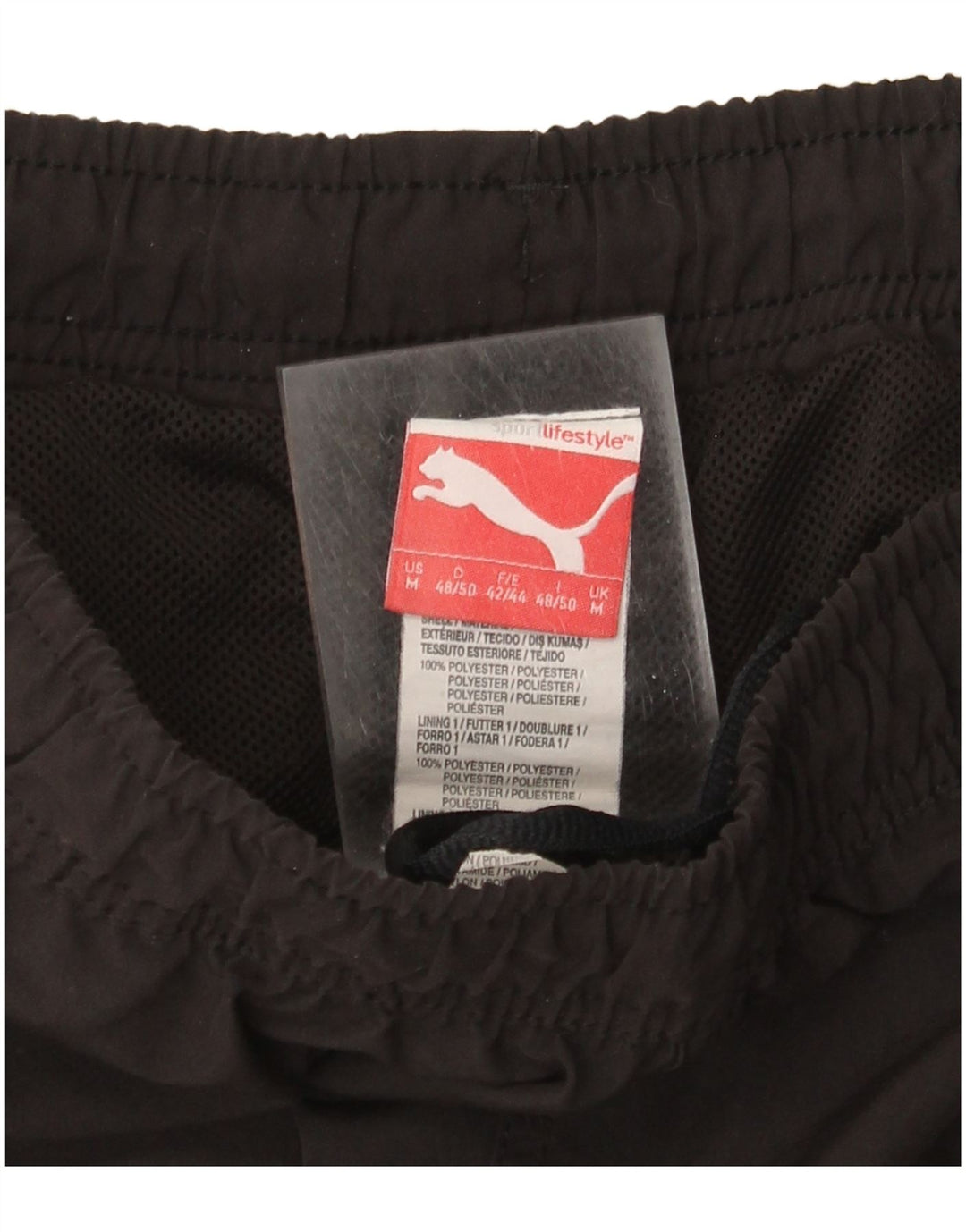 Pantaloni da tuta da uomo Puma Medium Nero Poliestere