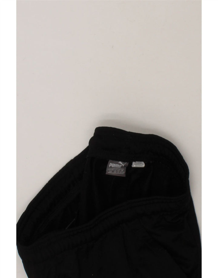 PUMA Boys Tracksuit Trousers 11-12 Years  Black Polyester Vintage Puma and Second-Hand Puma from Messina Hembry 