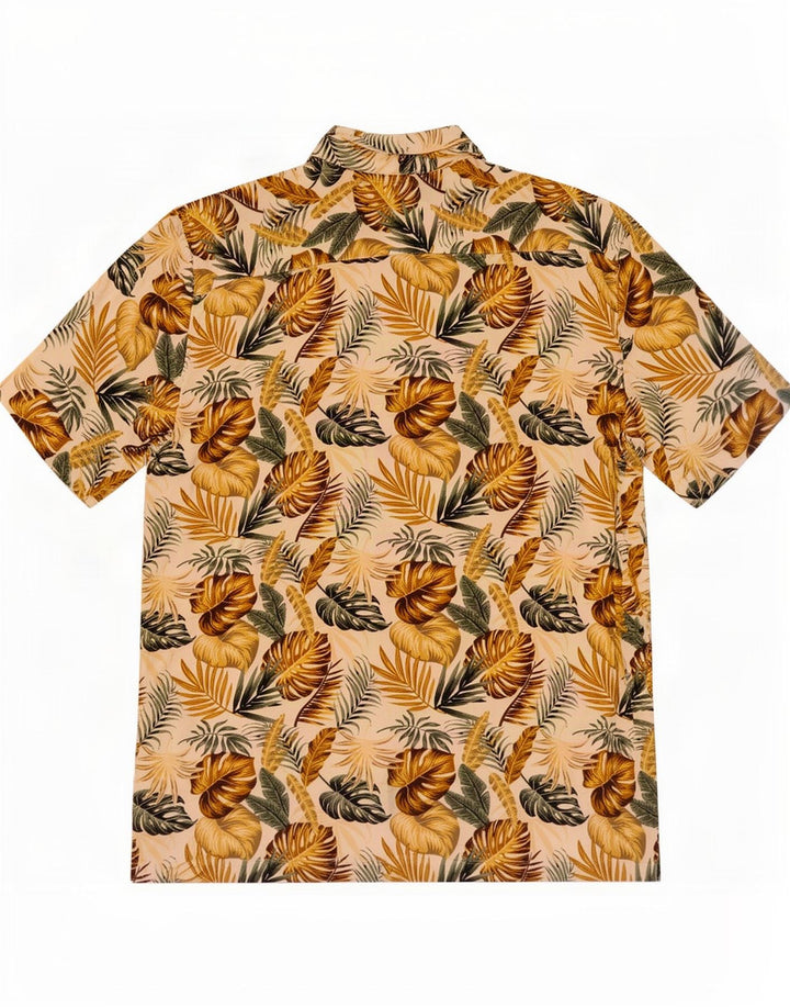 Tessentials Camicia hawaiana a maniche corte da uomo grande floreale multicolore