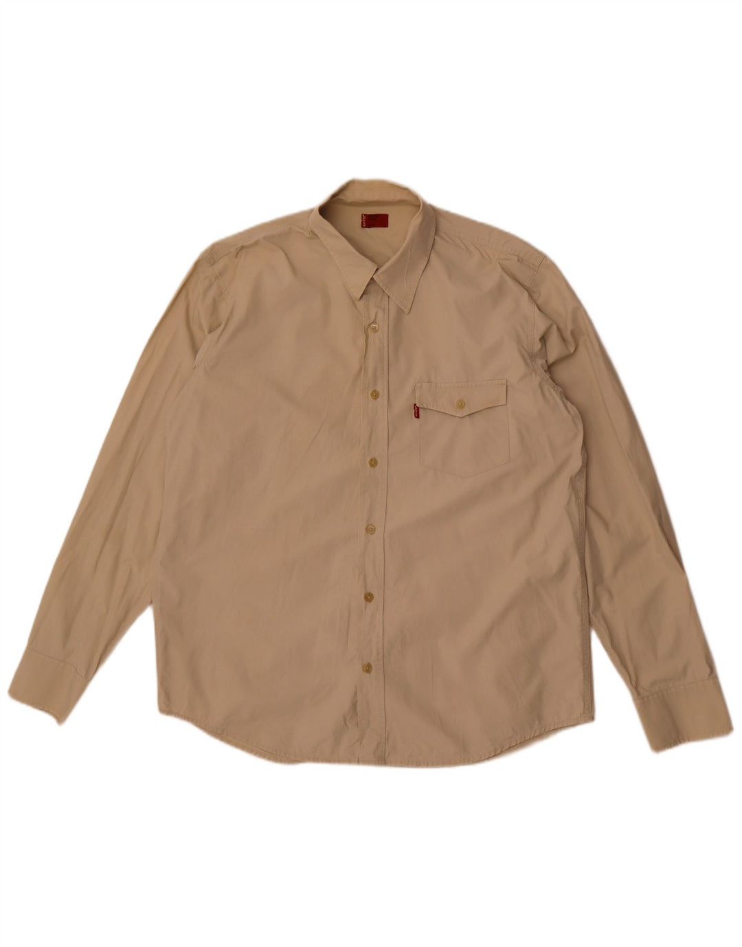 Camicia Levi's Uomo Large Beige Cotone