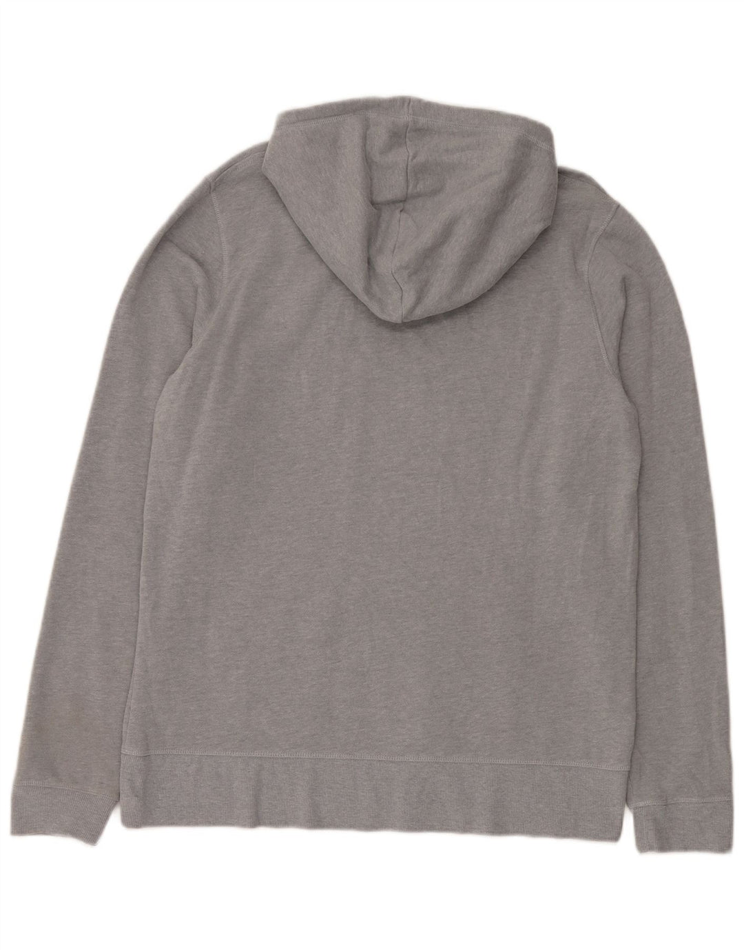 Felpa con cappuccio da uomo Reebok grande in cotone grigio