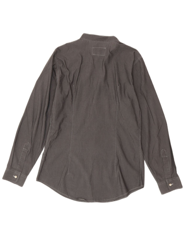 Camicia Armani Jeans Uomo Grande Grigia