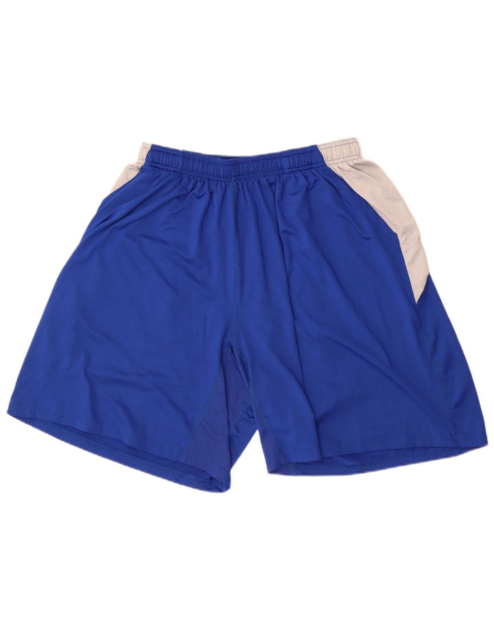 Pantaloncini sportivi da uomo Russell Athletic 2XL Poliestere color block blu