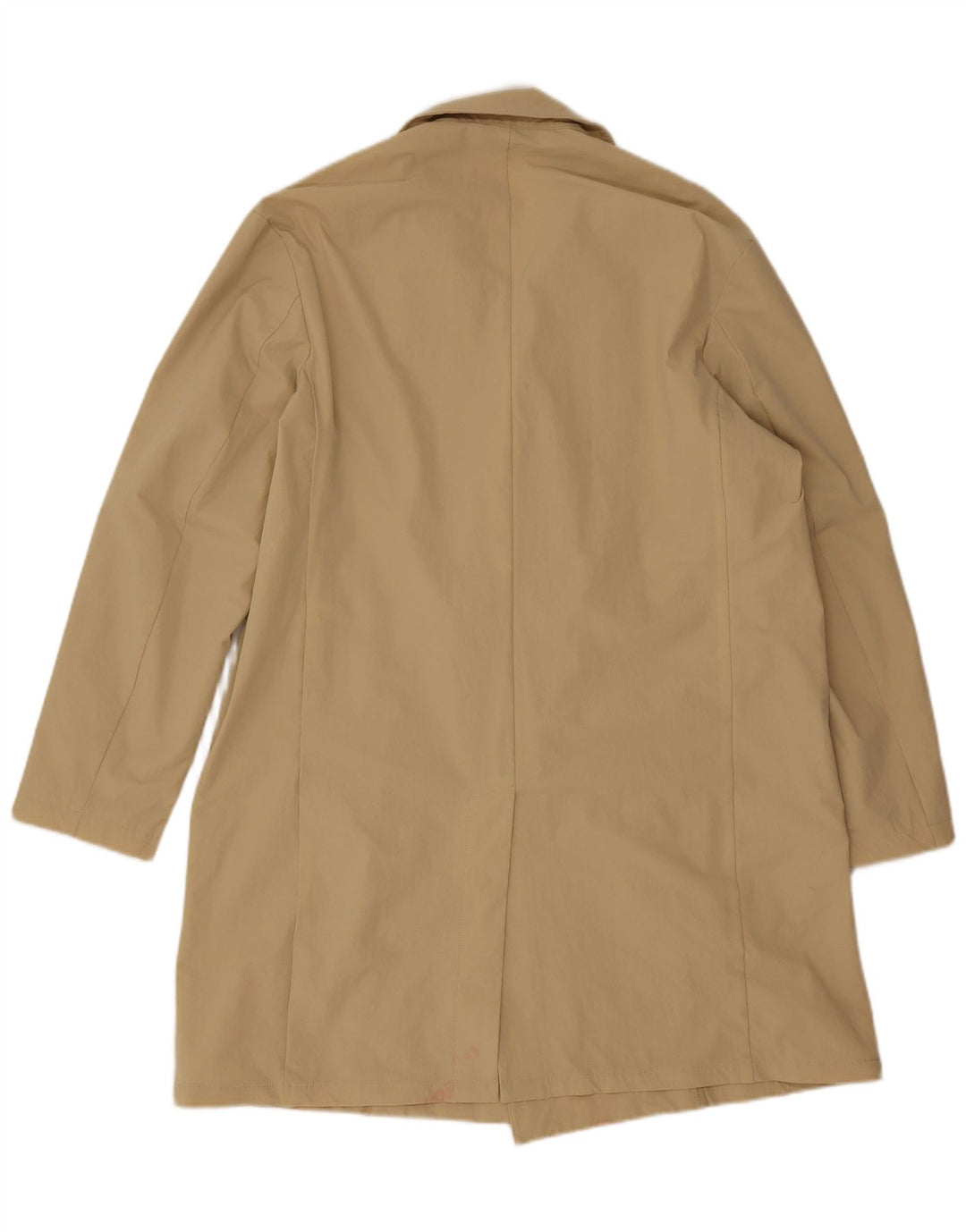 Cappotto doppiopetto da uomo Zara UK 40 Large Beige in poliammide