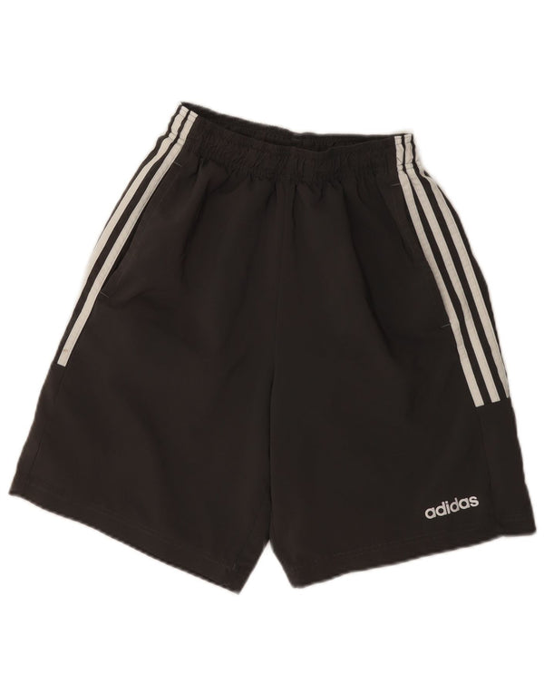 Pantaloncini sportivi Adidas da uomo vestibilità regolare piccoli W27 L9 sportivi in poliestere grigio