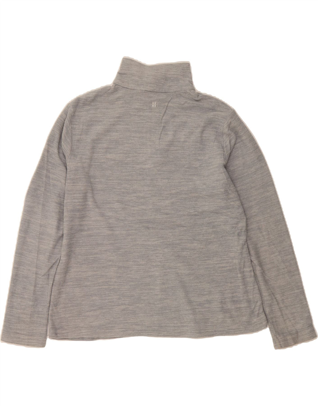 MOUNTAIN WAREHOUSE Womens Zip Neck Fleece Jumper UK 16 Large Grey Vintage Mountain Warehouse and Second-Hand Mountain Warehouse from Messina Hembry 