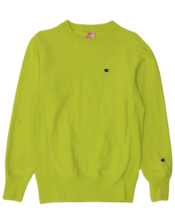 Felpa da donna Champion Jumper UK 10 Small Green Cotton
