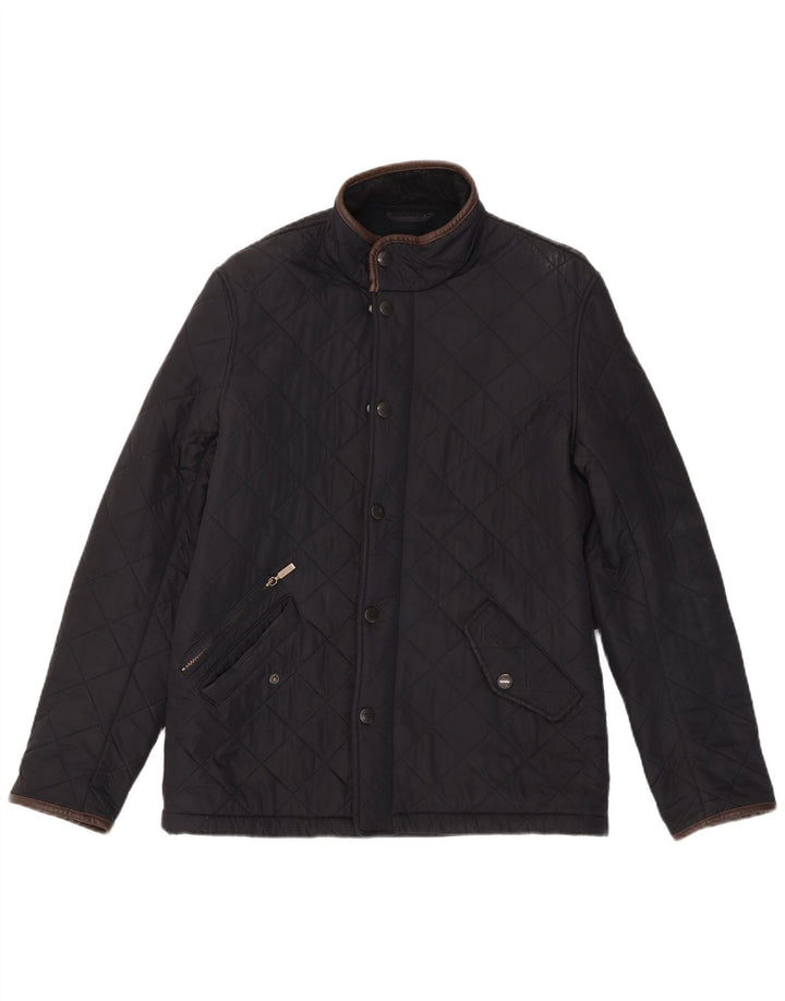 Giacca trapuntata da uomo Barbour UK 36 Small Blu Navy