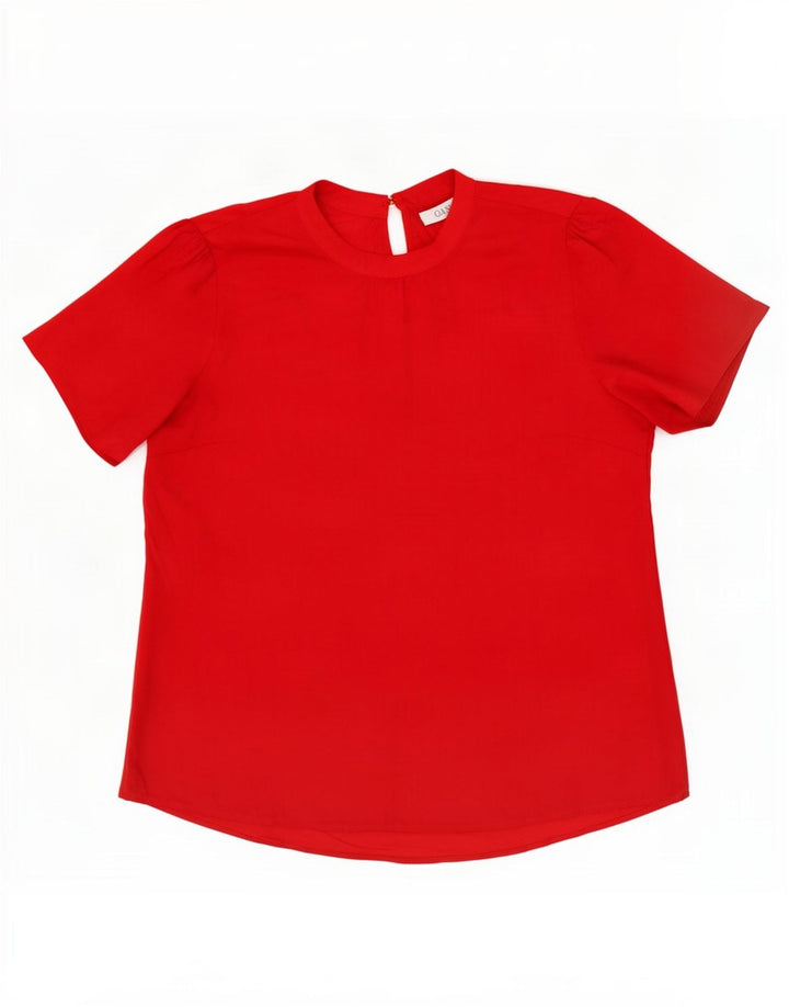 Camicetta da donna Oasis Top UK 14 Large Rosso Poliestere