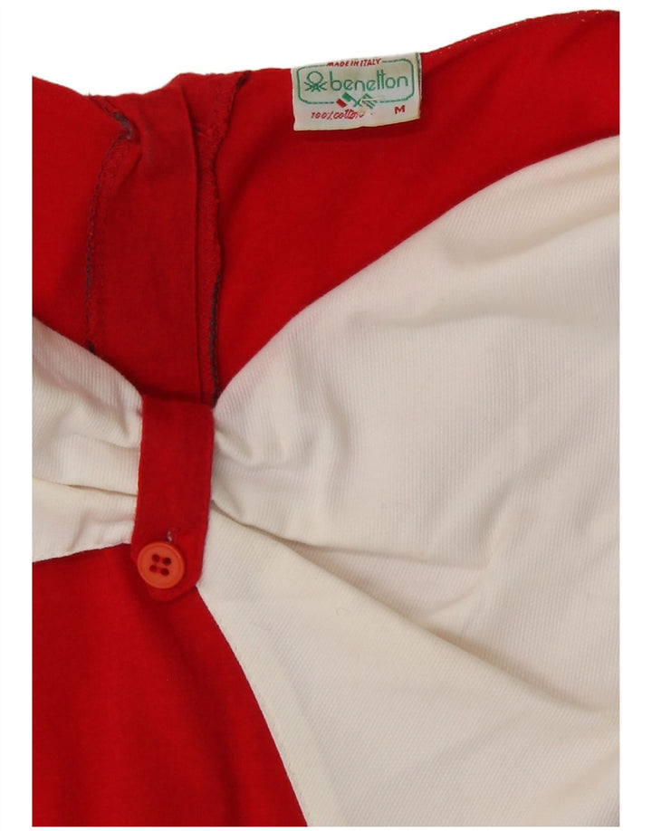 Camicetta da donna Benetton Top UK 14 Colorblock rosso medio