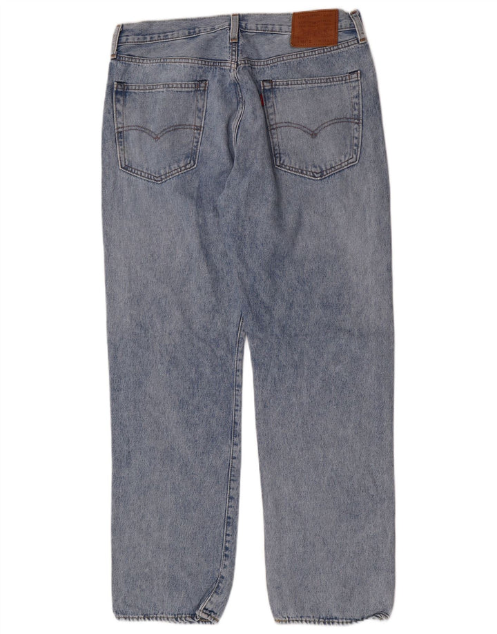 Jeans dritti da uomo Levi's W34 L32 in cotone blu
