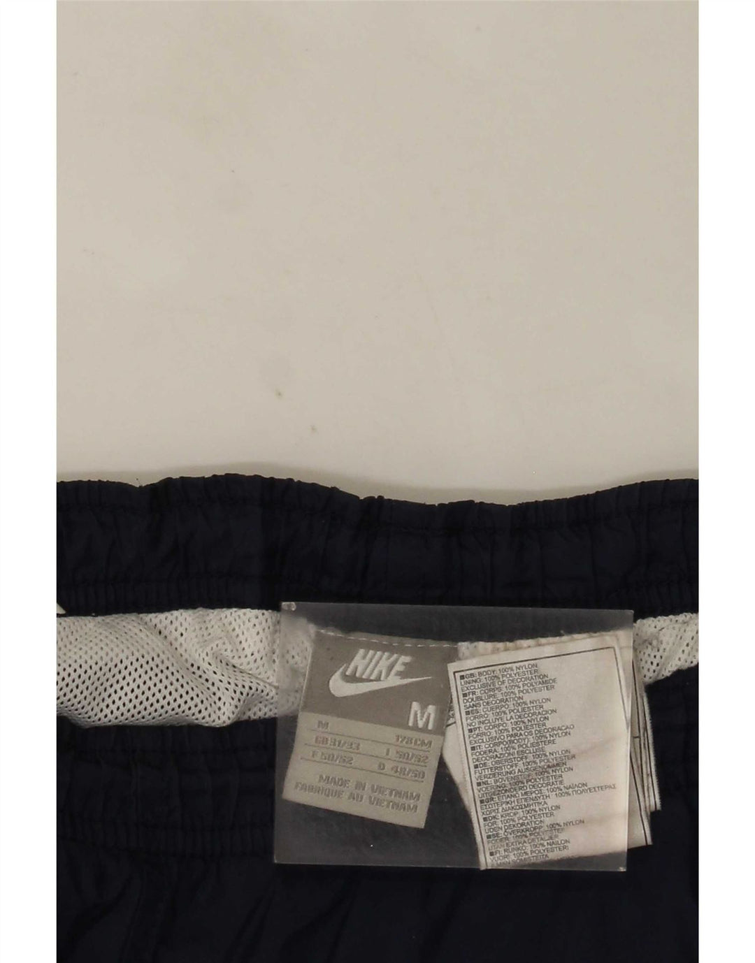 Pantaloni da tuta Nike da uomo in nylon blu navy medio