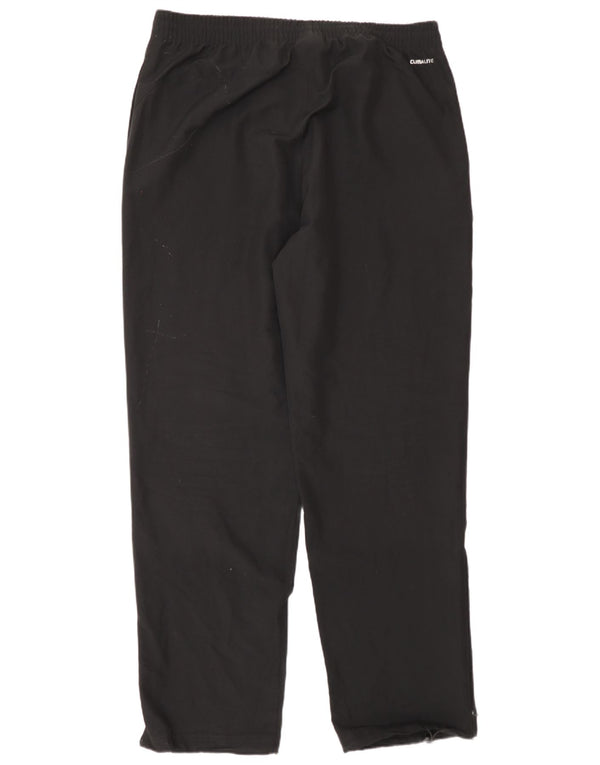 Pantaloni da tuta da uomo Adidas Large neri in poliestere