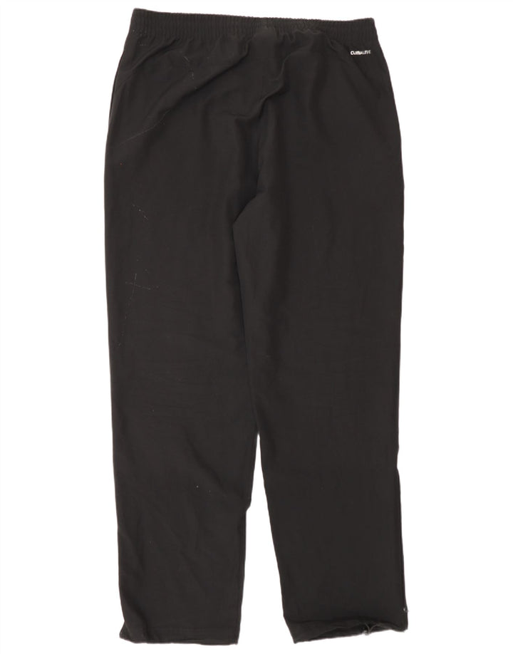 Pantaloni da tuta da uomo Adidas Large neri in poliestere