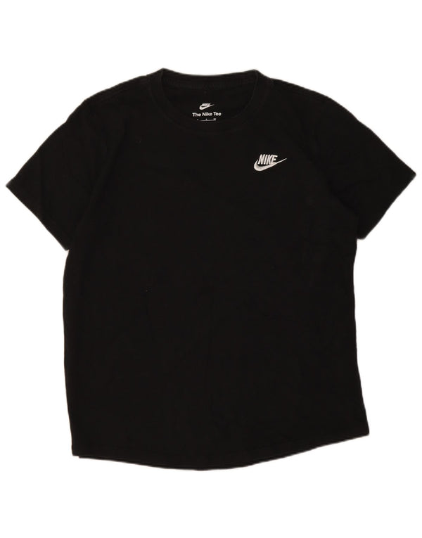 T-shirt da donna Nike Top UK 10 piccola in cotone nero