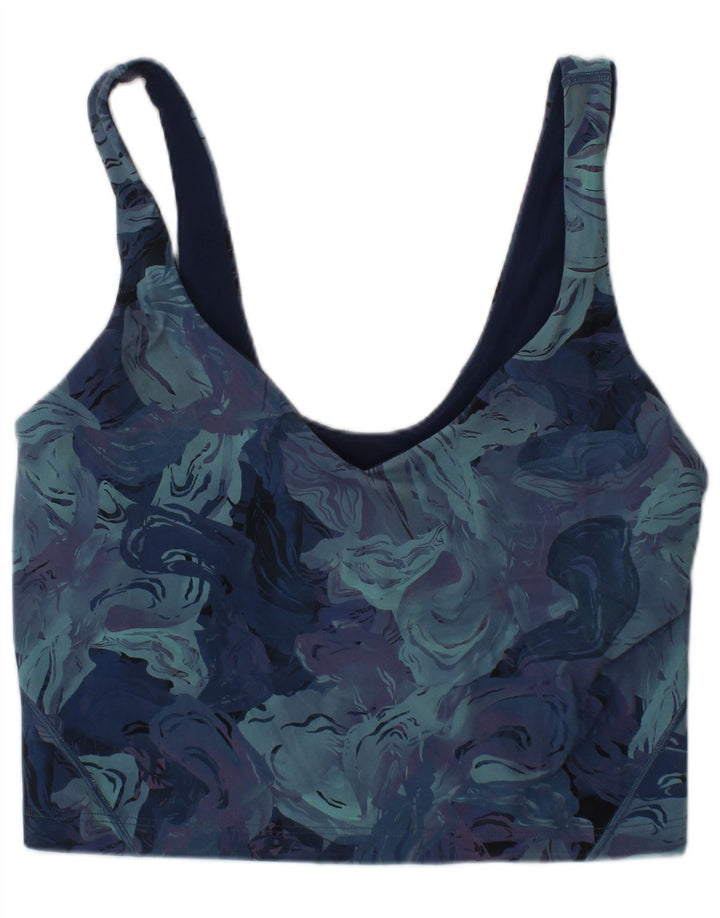 Reggiseno sportivo da donna Lululemon Top US 6 Blu medio floreale