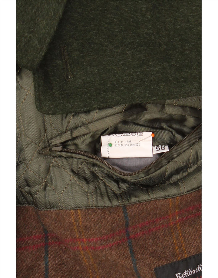 REHBOCHLODEN Cappotto Pischl da uomo IT 56 3XL Lana verde