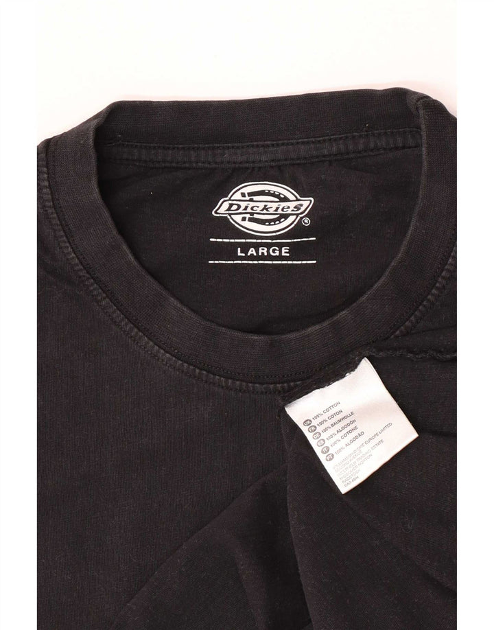 T-shirt da uomo Dickies Top grande in cotone nero