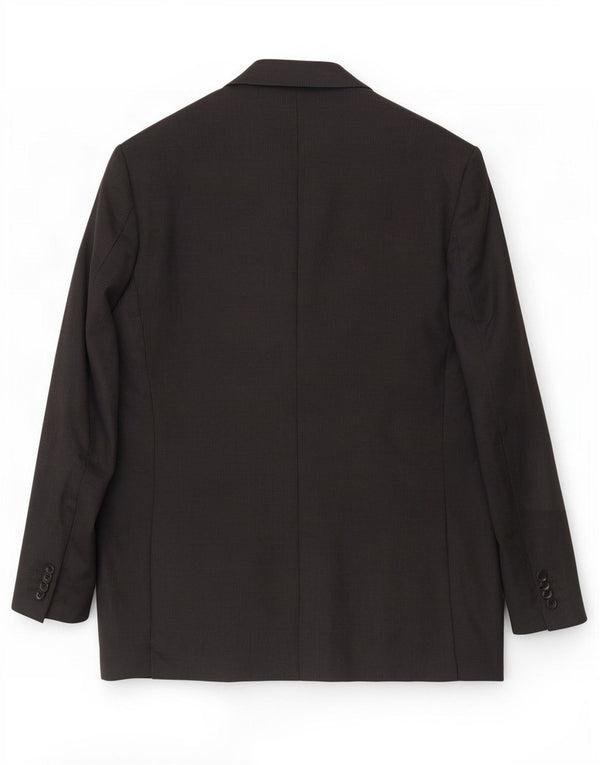 Giacca Blazer da Uomo a 2 Bottoni Loro Piana IT 48 Media Nera in Lana Vergine