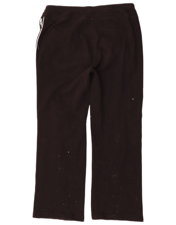Pantaloni da tuta con grafica Dkny da donna UK 14 cotone medio nero