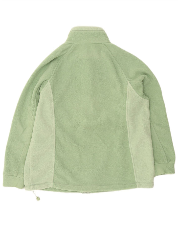 Giacca in pile da donna Marks & Spencer UK 14 Large Green Colourblock