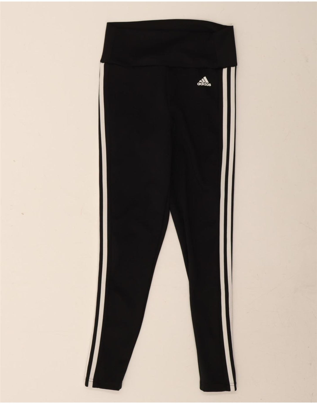 Leggings Adidas Aeroready da donna UK 8/10 Piccolo poliestere nero