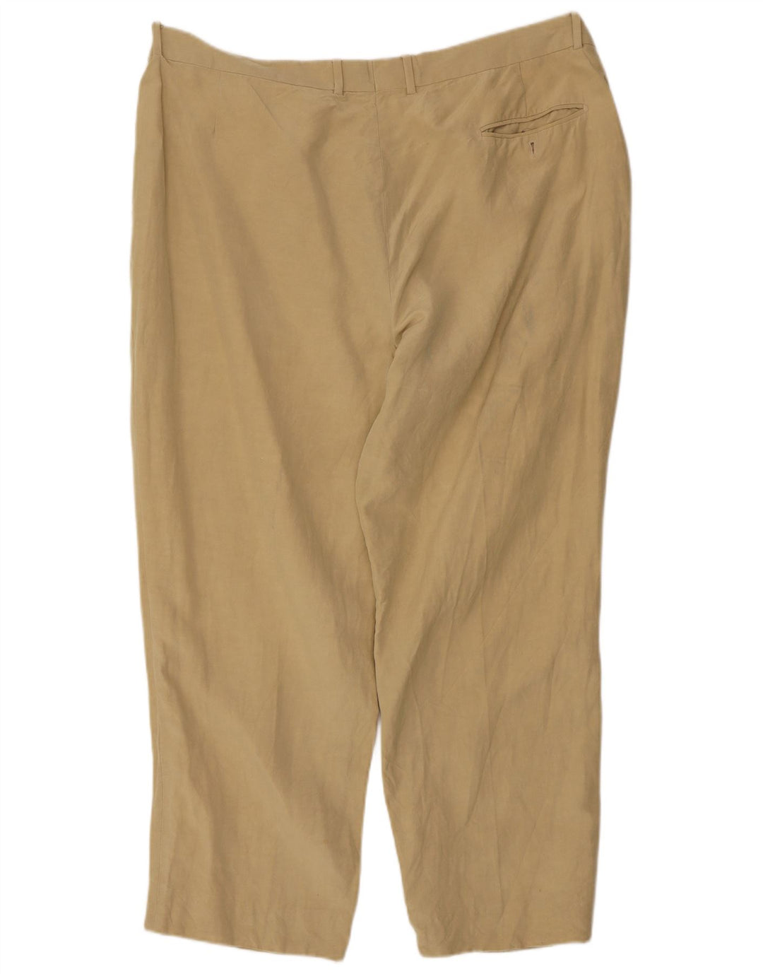 Pantaloni corti dritti da uomo Jaeger W44 L26 seta beige