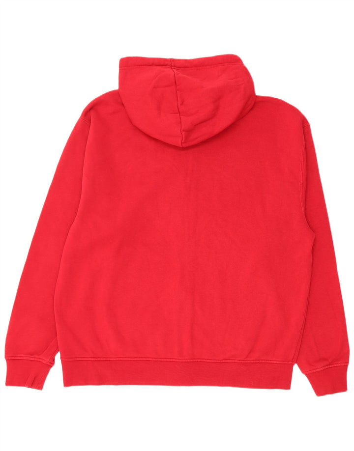 Felpa con cappuccio e zip Jordan da uomo grande in cotone rosso
