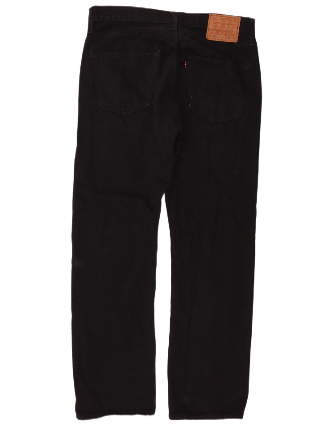 Levi's Uomo 501 Jeans dritti W34 L30 Cotone Nero