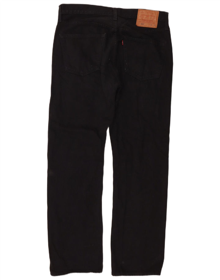 Levi's Uomo 501 Jeans dritti W34 L30 Cotone Nero