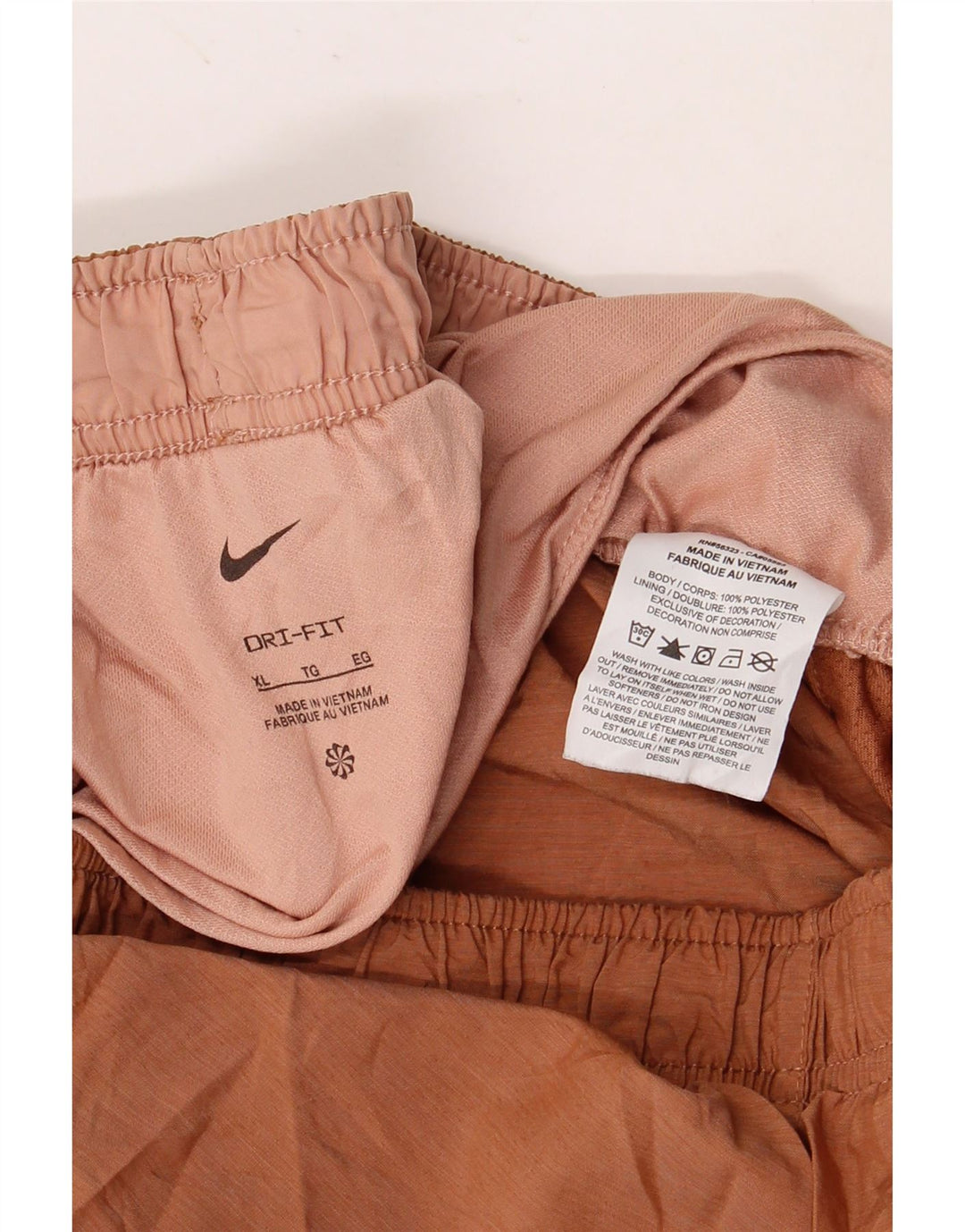 Pantaloncini sportivi NIKE da donna Dri Fit UK 18 XL poliestere marrone
