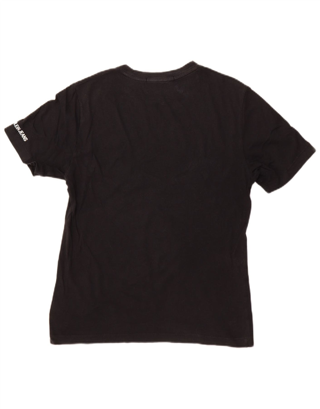 CALVIN KLEIN JEANS T-shirt grafica da uomo Top piccola in cotone nero