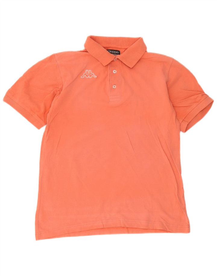 Polo Uomo Kappa Small Arancione In Cotone