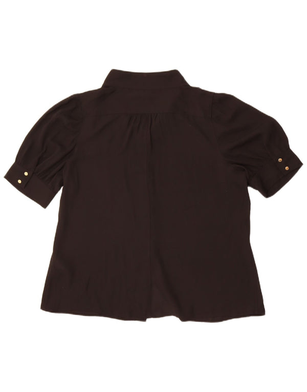 Camicetta da donna a maniche corte Dkny UK 18 XL poliestere nero