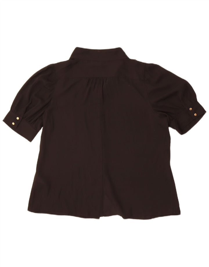 Camicetta da donna a maniche corte Dkny UK 18 XL poliestere nero