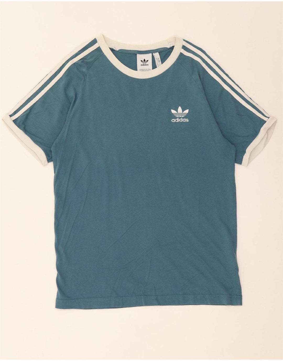 T-shirt da uomo ADIDAS Top blu medio in cotone