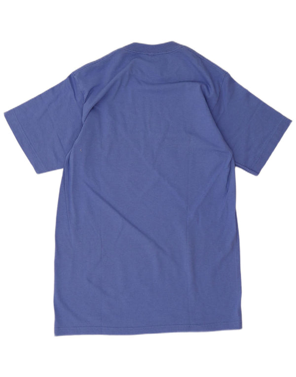 P.S.I. T-shirt grafica da donna di abbigliamento sportivo Top UK 12 Blu medio Novità