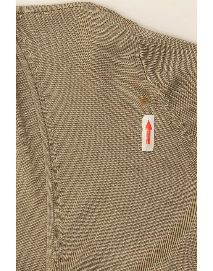 Maglione cardigan da donna Oui UK 12 Viscosa kaki media
